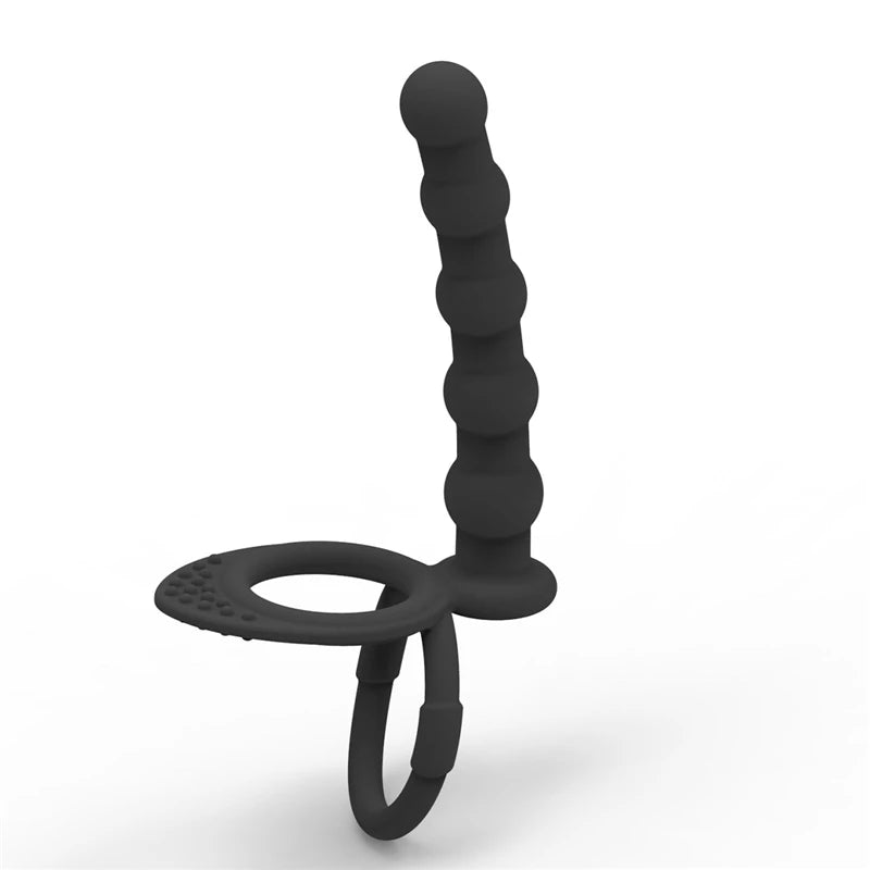 Plug Anal Dupla Penetração - Dildo Vibrador para Casais