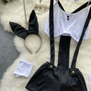 Macacão Sem Mangas Alças Shorts Uniforme Conjunto Exótico Pornográfico Lingerie Ternos Mulher