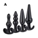 Conjunto de Plug Anal de Silicone - Variações de 4, 5, 7 ou 8 Peças para Prazer Diversificado