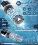 Copinho Masturbador Automático com Movimento de Sucção e Rotação - À Prova d'Água