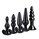 Conjunto de Plug Anal de Silicone - Variações de 4, 5, 7 ou 8 Peças para Prazer Diversificado