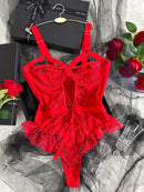 Body feminino sexy em renda