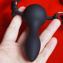 Médico Dildo de Silicone para Casais Jogos, Mordaça Buca Reversível, BDSM Escravo Pênis, Gags Ball, Garganta Profunda, Bondage Restrições, Brinquedos Sexuais