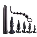 Conjunto de Plug Anal de Silicone - Variações de 4, 5, 7 ou 8 Peças para Prazer Diversificado