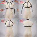 Cinto Estilo de Rua Peitoral Cinto Suspensórios para Mulheres Decoração Punk Rock Cinto de Couro Gótico Acessórios de Roupas