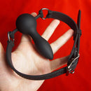 Médico Dildo de Silicone para Casais Jogos, Mordaça Buca Reversível, BDSM Escravo Pênis, Gags Ball, Garganta Profunda, Bondage Restrições, Brinquedos Sexuais