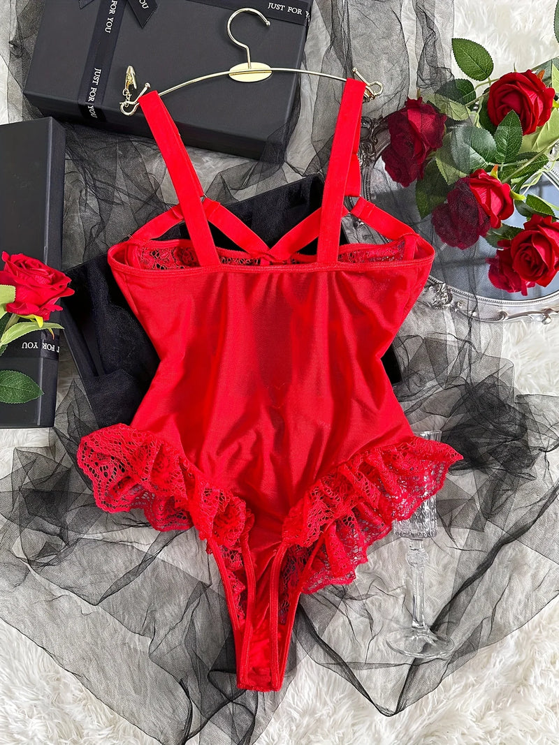 Body feminino sexy em renda