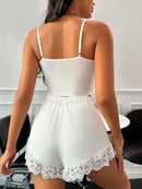 Short doll de cetim sexy - pijama feminino