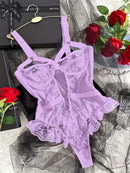 Body feminino sexy em renda
