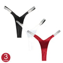 Calcinha sexy em V - conjunto com 03 peças